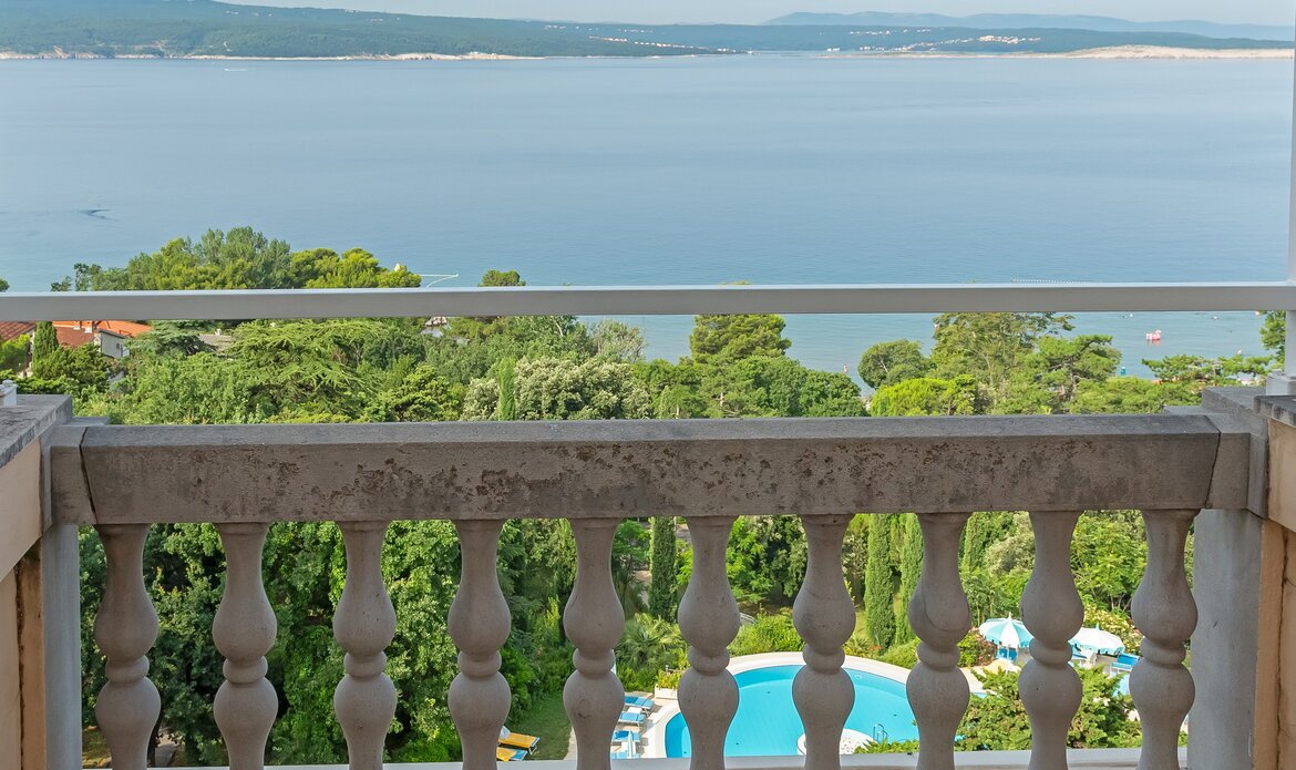 Doppelzimmer im Hotel direkt am Meer, Crikvenica